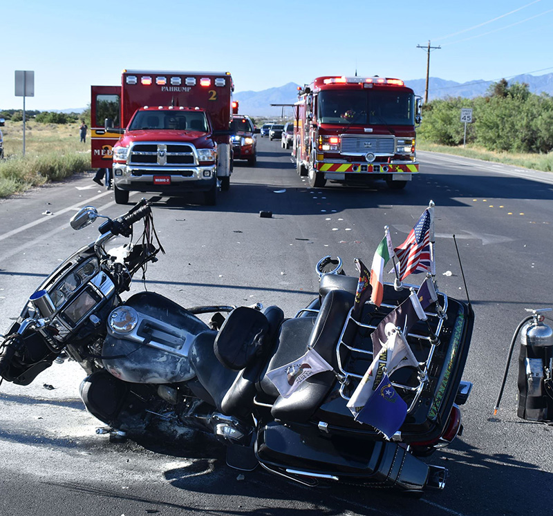 ma2 Las Vegas motorcycle accident requiring Personal Injury Attorney
