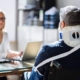 A victim of a bodily injury meets with a legal professional to discuss his options regarding liability.